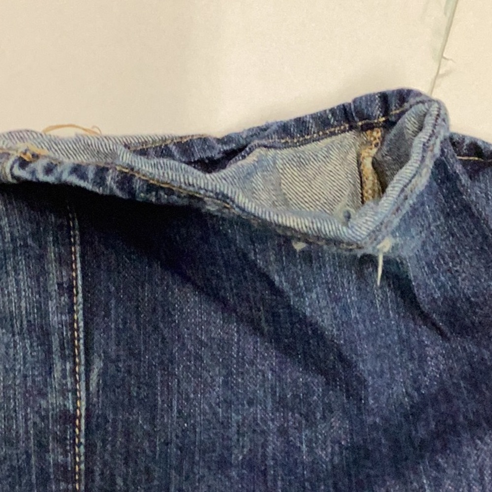 Abercrombie & Fitch Dark Wash Distressed Emma Jeans - Picture 4 of 10